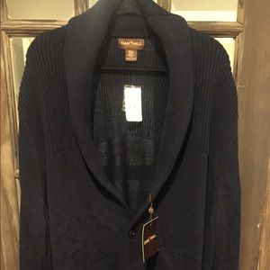 Dark blue cardigan